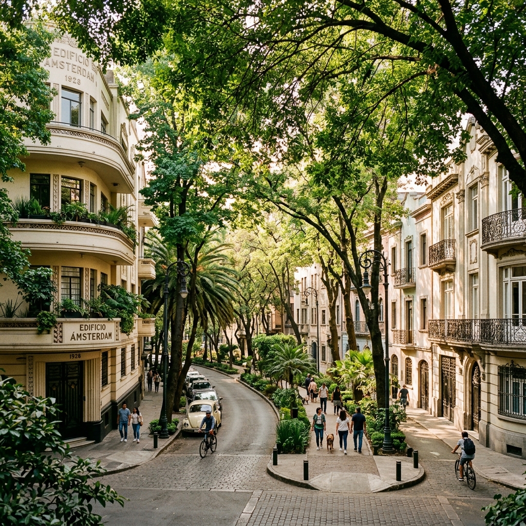 Condesa: Art Déco y Pulmones Verdes